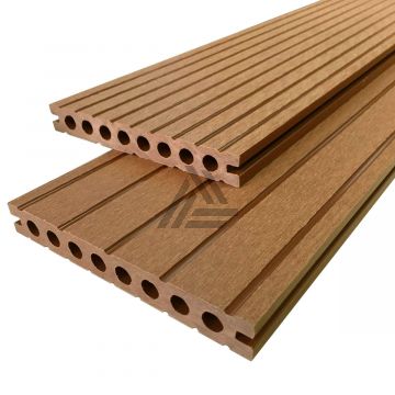 Vlonderplanken Teak Superieur Composiet 220x14,5x2,1 cm All-in (per m²)