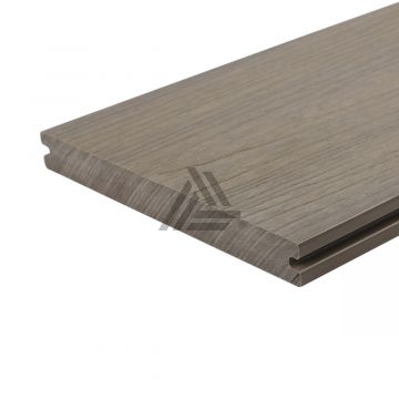 Vlonderplank Fun-Deck Multigrey Light massief Co-extrusion 400x21x2,3 cm (per m²)