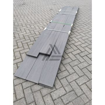 Outletpakket 8 | Vlonderplank FunDeck Multigrey Dark Co-Extrusion (5m²)